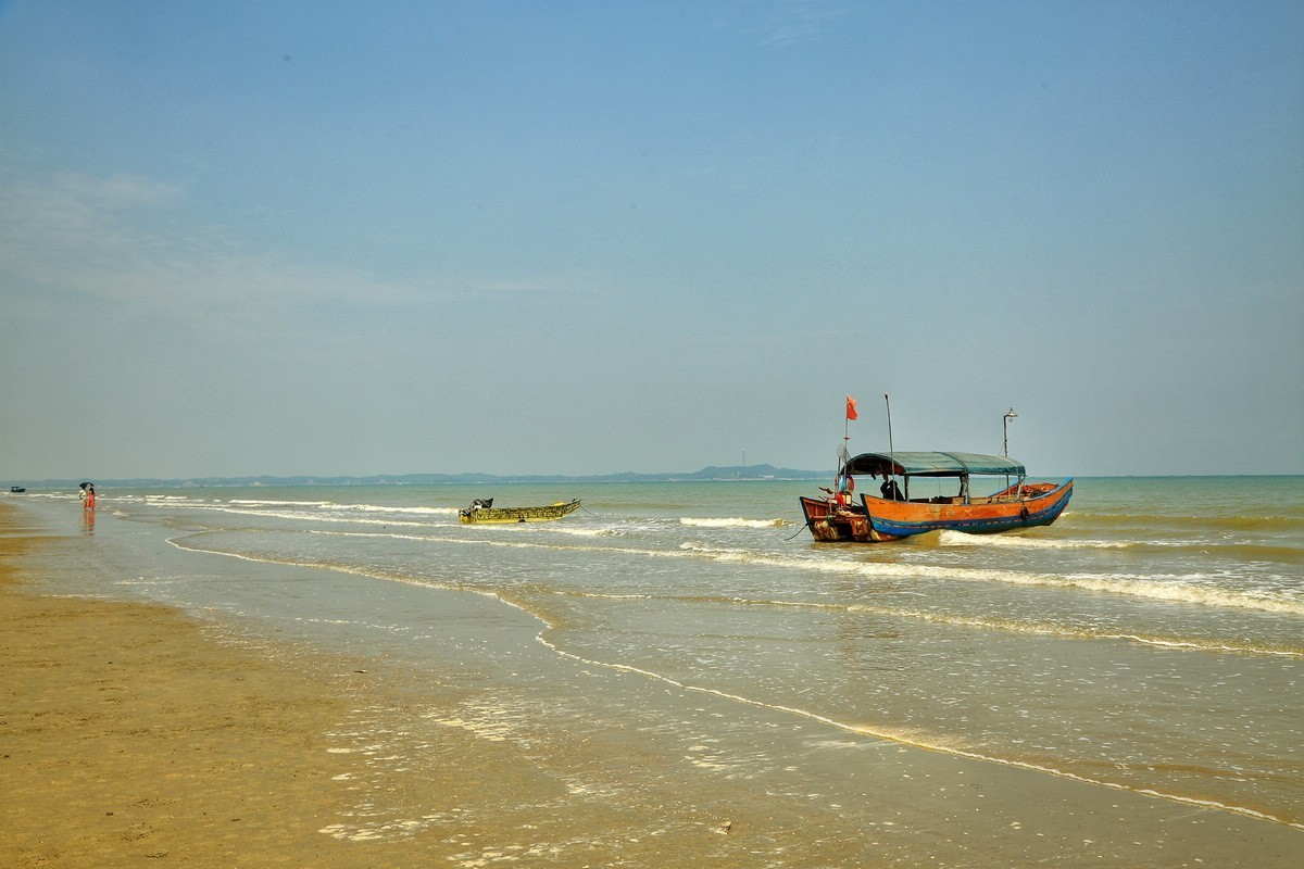 万尾金滩风景（广西防城港）