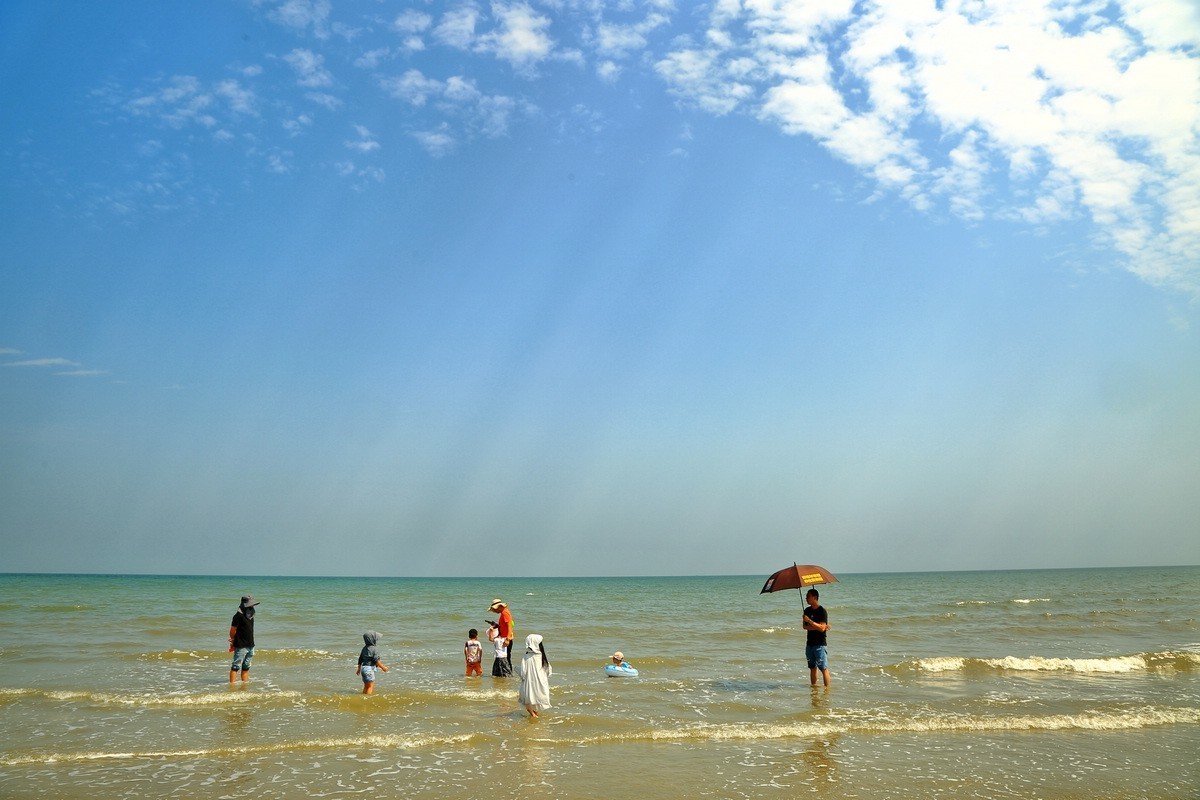 万尾金滩风景（广西防城港）