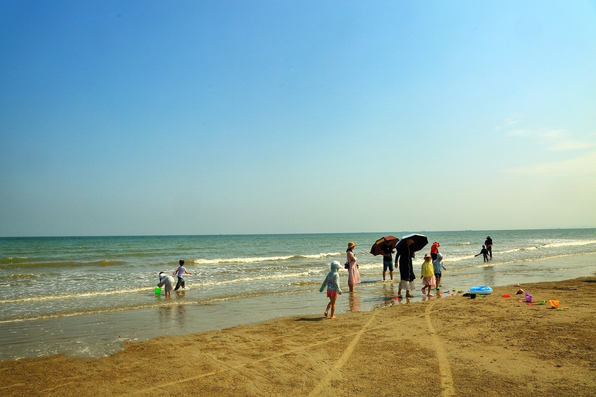 万尾金滩风景（广西防城港）