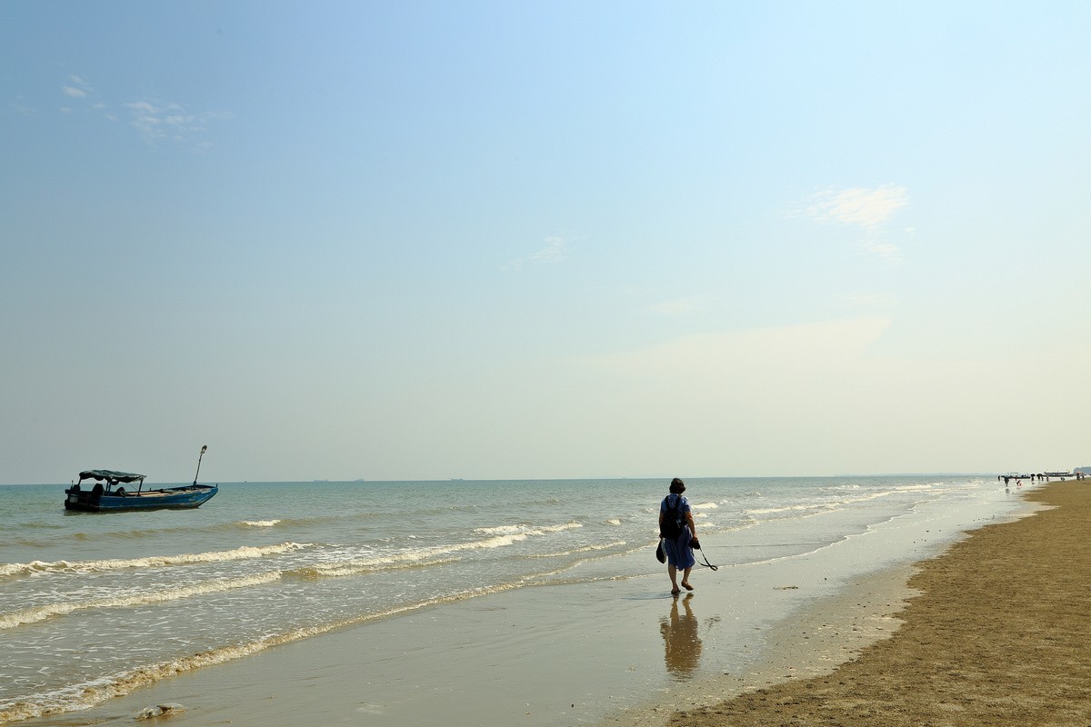 万尾金滩风景（广西防城港）