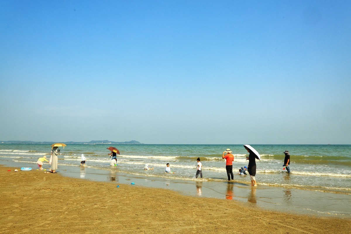 万尾金滩风景（广西防城港）
