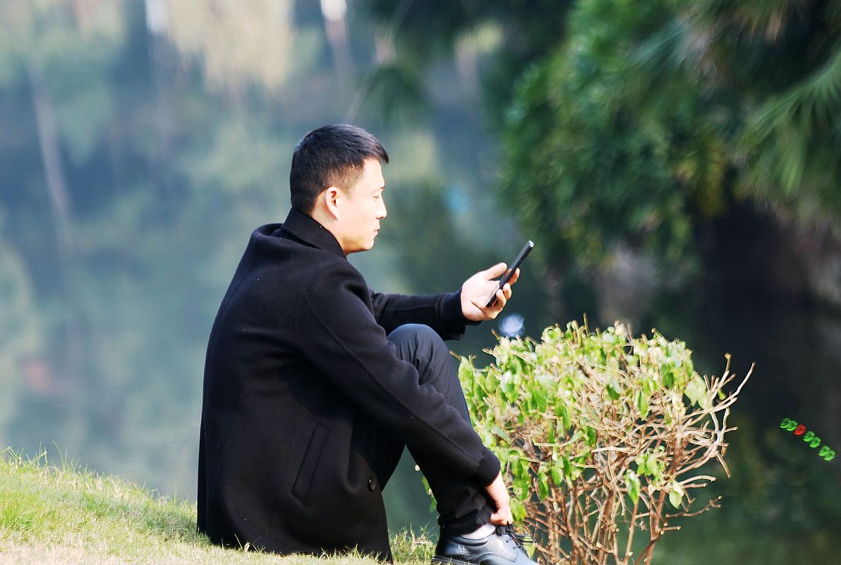 新年伊始扫草坪（三）