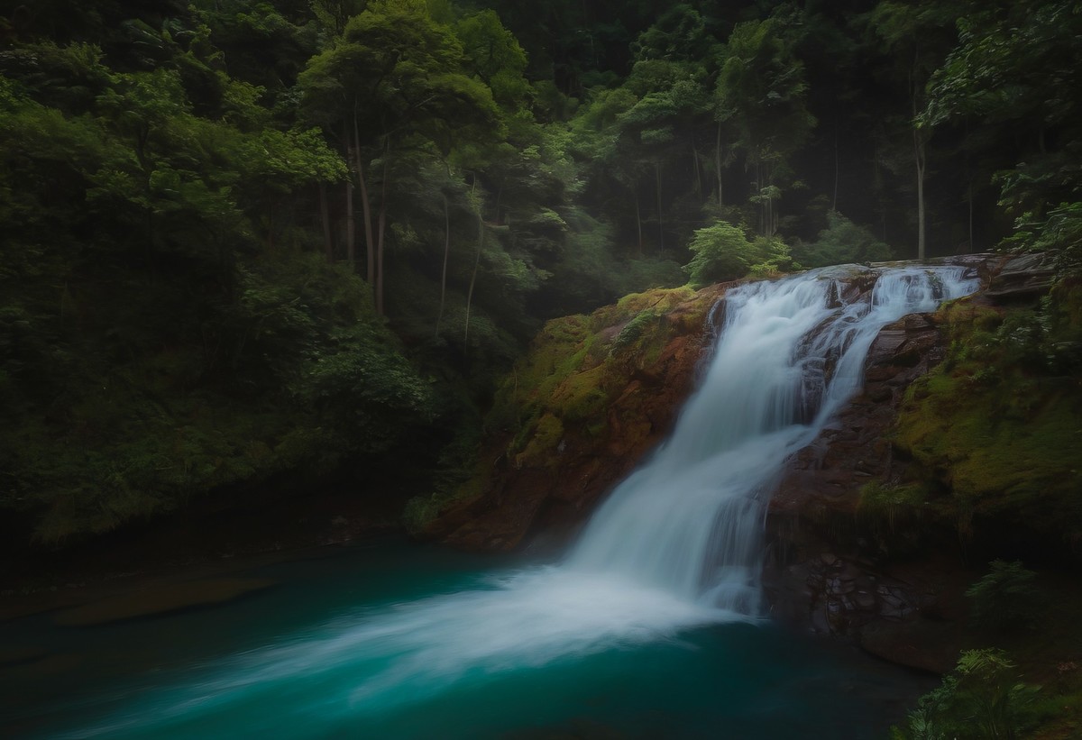飘散的水雾与人生的迷茫