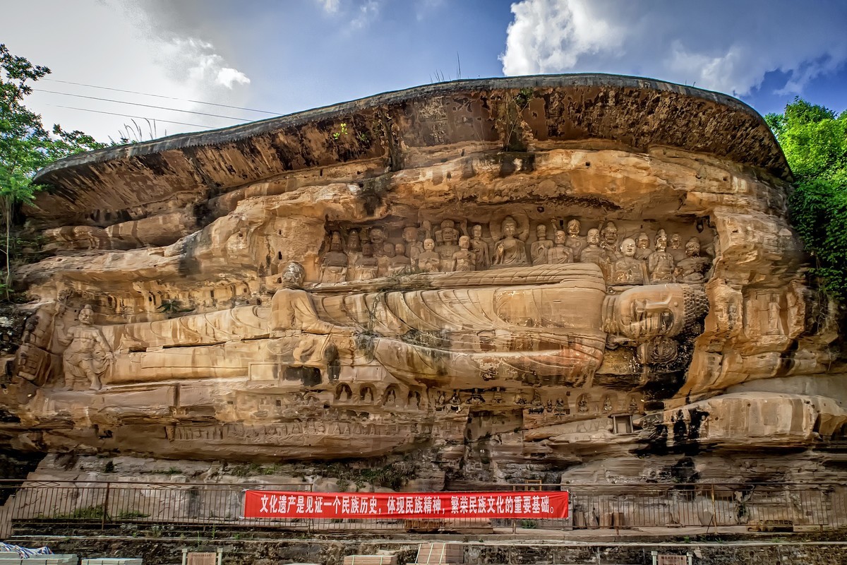 四川安岳 · 卧佛院
