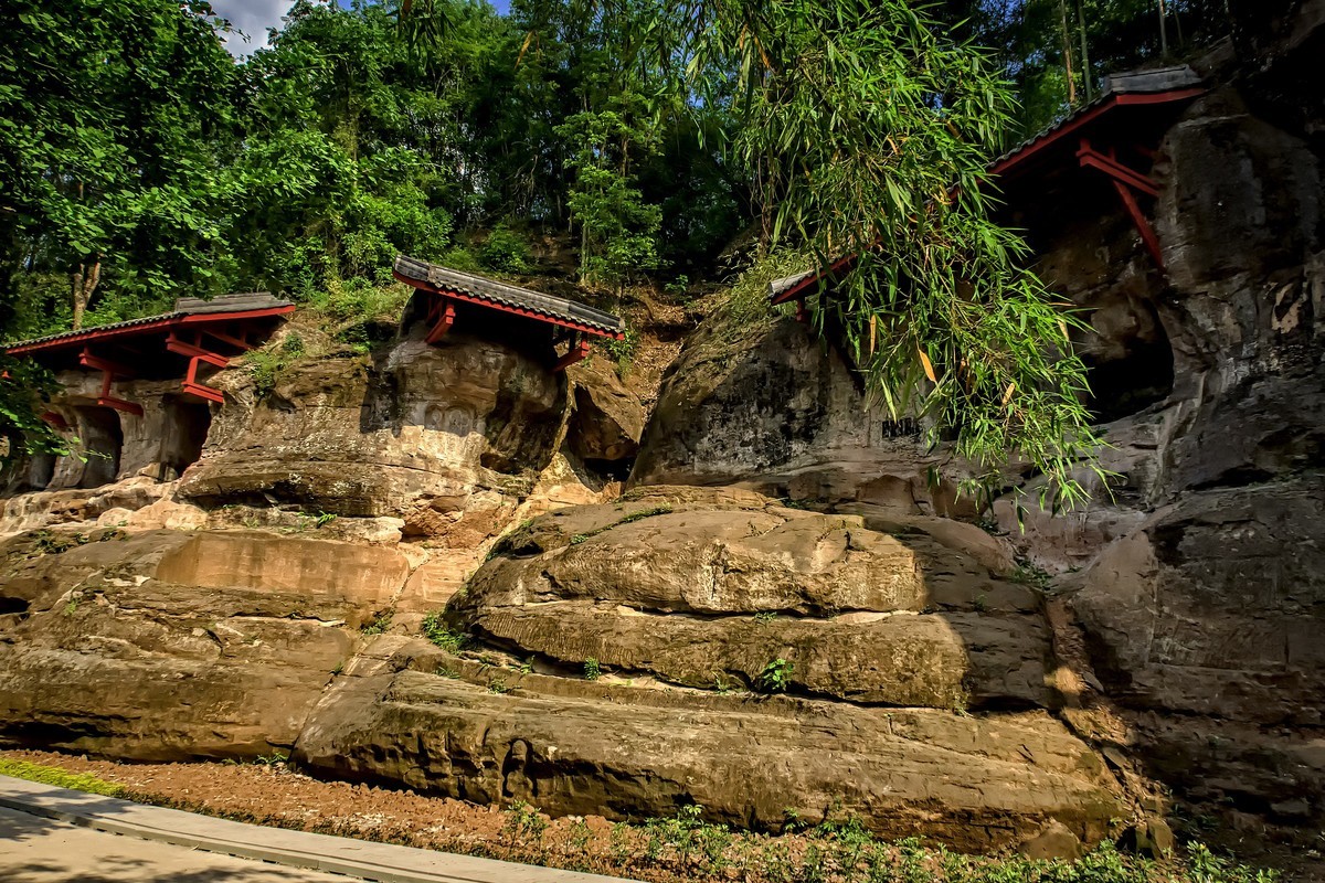 四川安岳 · 卧佛院