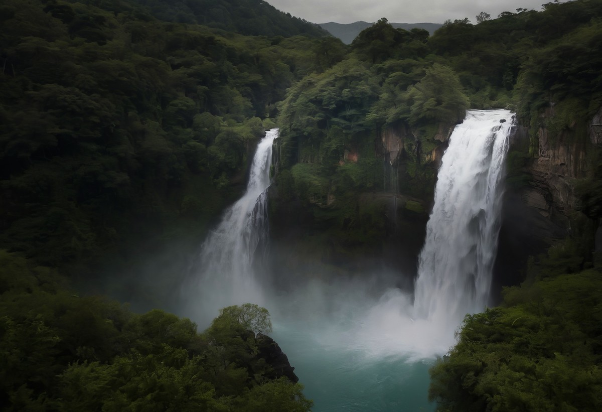飘散的水雾与人生的迷茫
