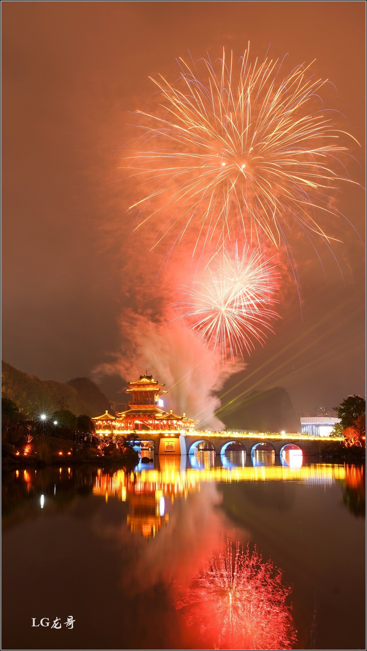 2023年元宵节桂林（临桂区）“玉兔临春闹元宵”大型焰火秀