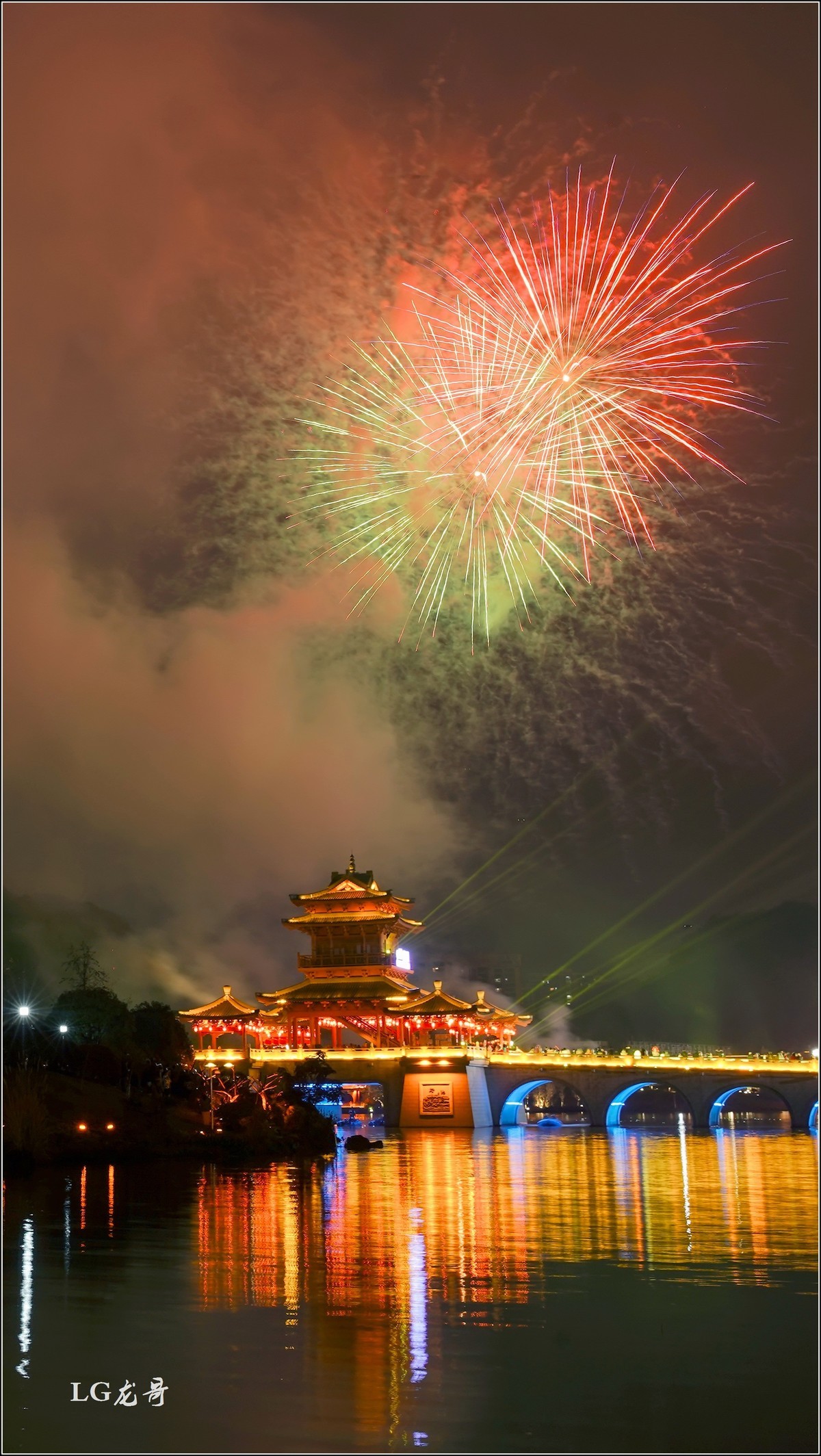 2023年元宵节桂林（临桂区）“玉兔临春闹元宵”大型焰火秀