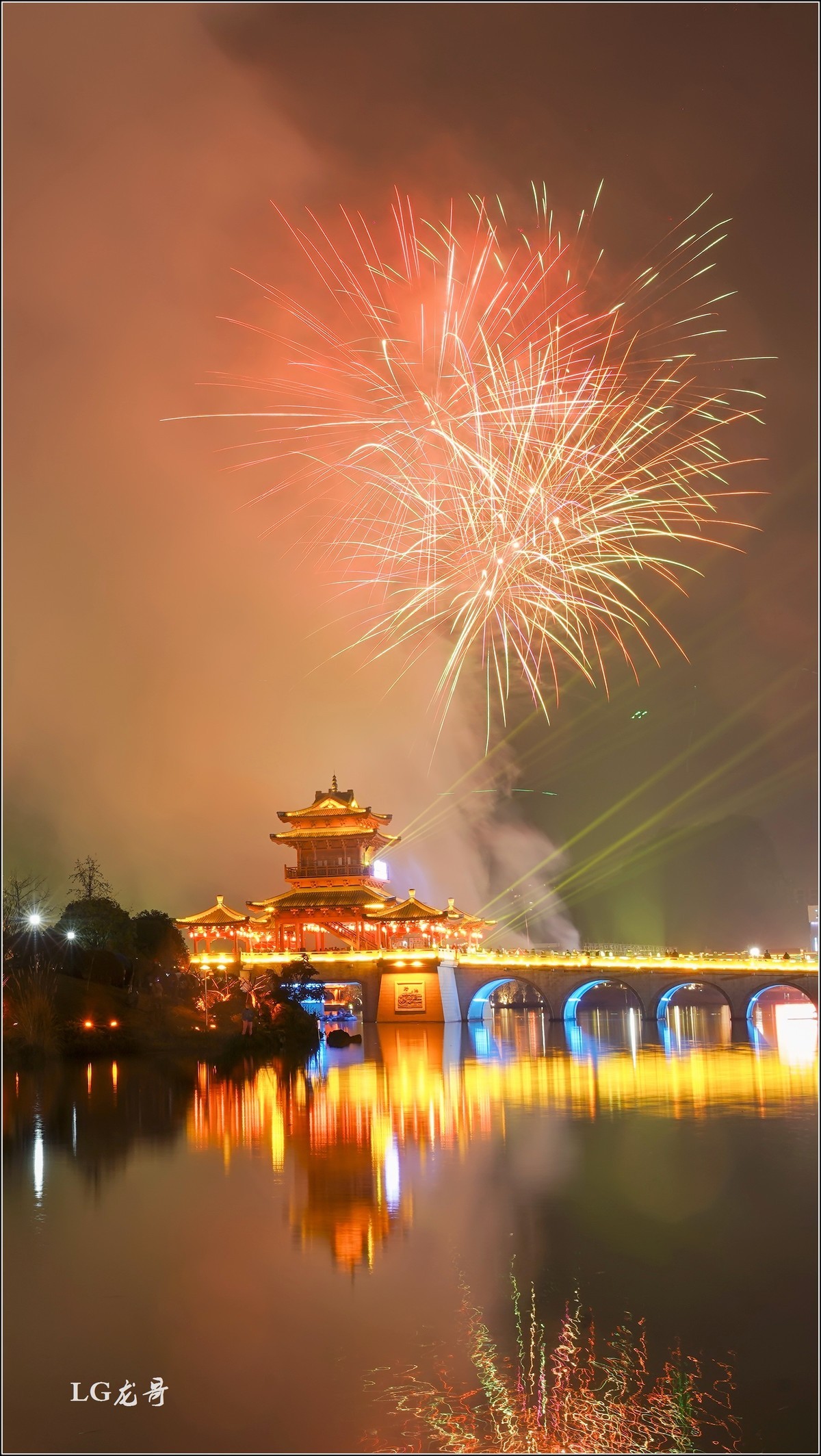 2023年元宵节桂林（临桂区）“玉兔临春闹元宵”大型焰火秀