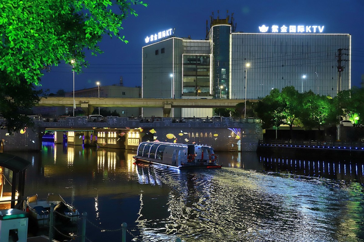 瑞安塘河夜景图片