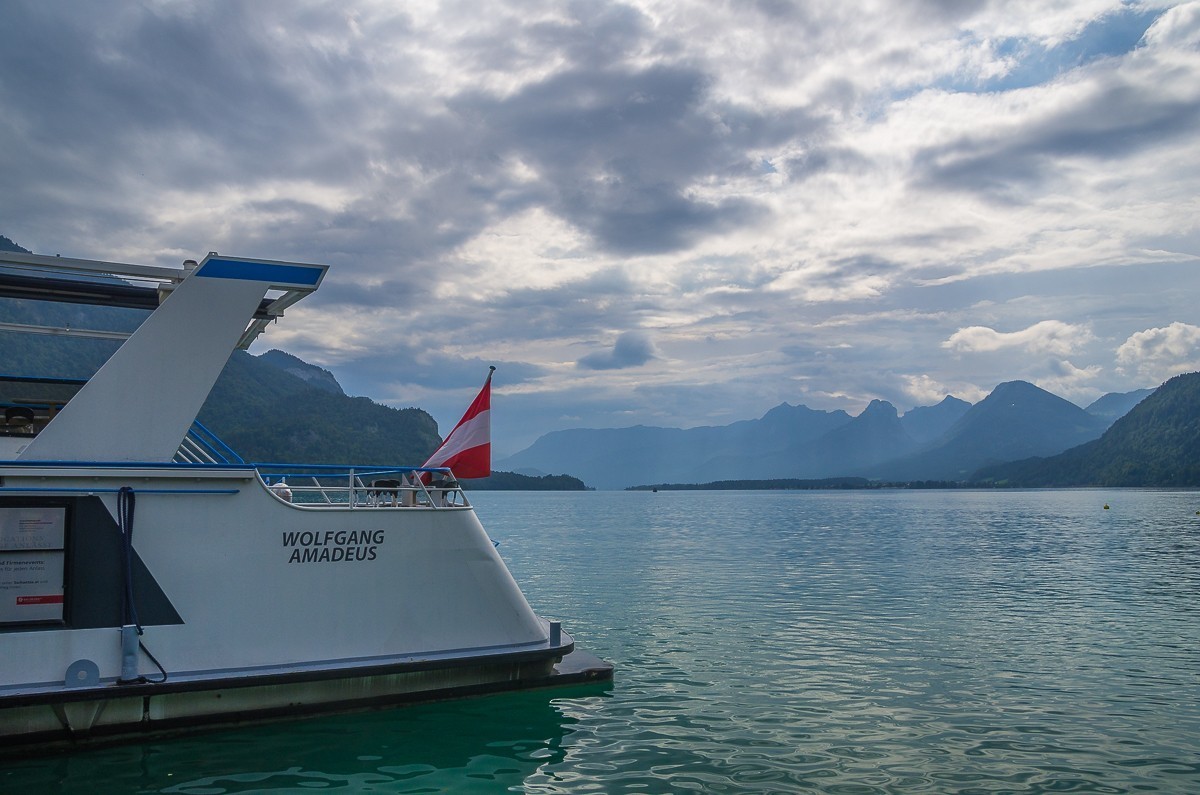 奥地利圣吉尔根小镇和沃尔夫冈湖