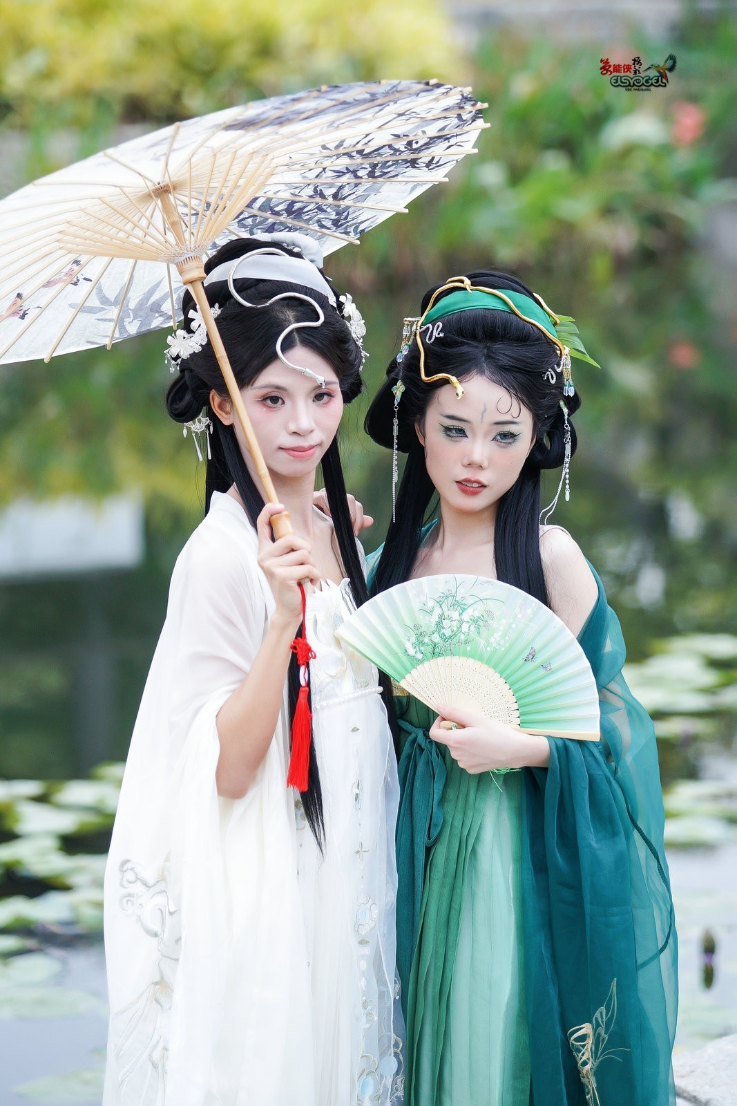 【蛇年·青·白蛇少女】---琳琳、彩彩