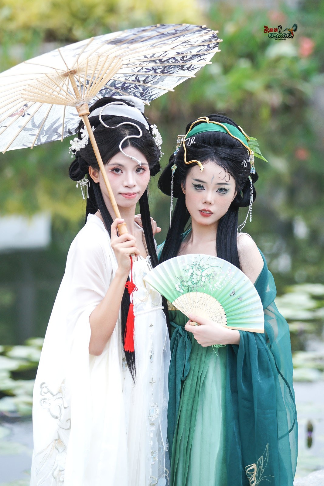 【蛇年·青·白蛇少女】---琳琳、彩彩