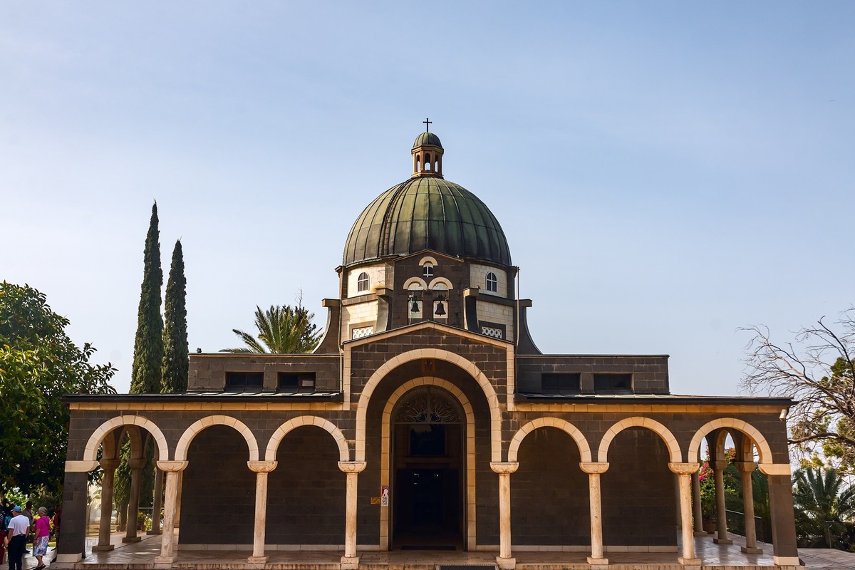 海外风情 ：以色列 · 迦百农 · 八福教堂