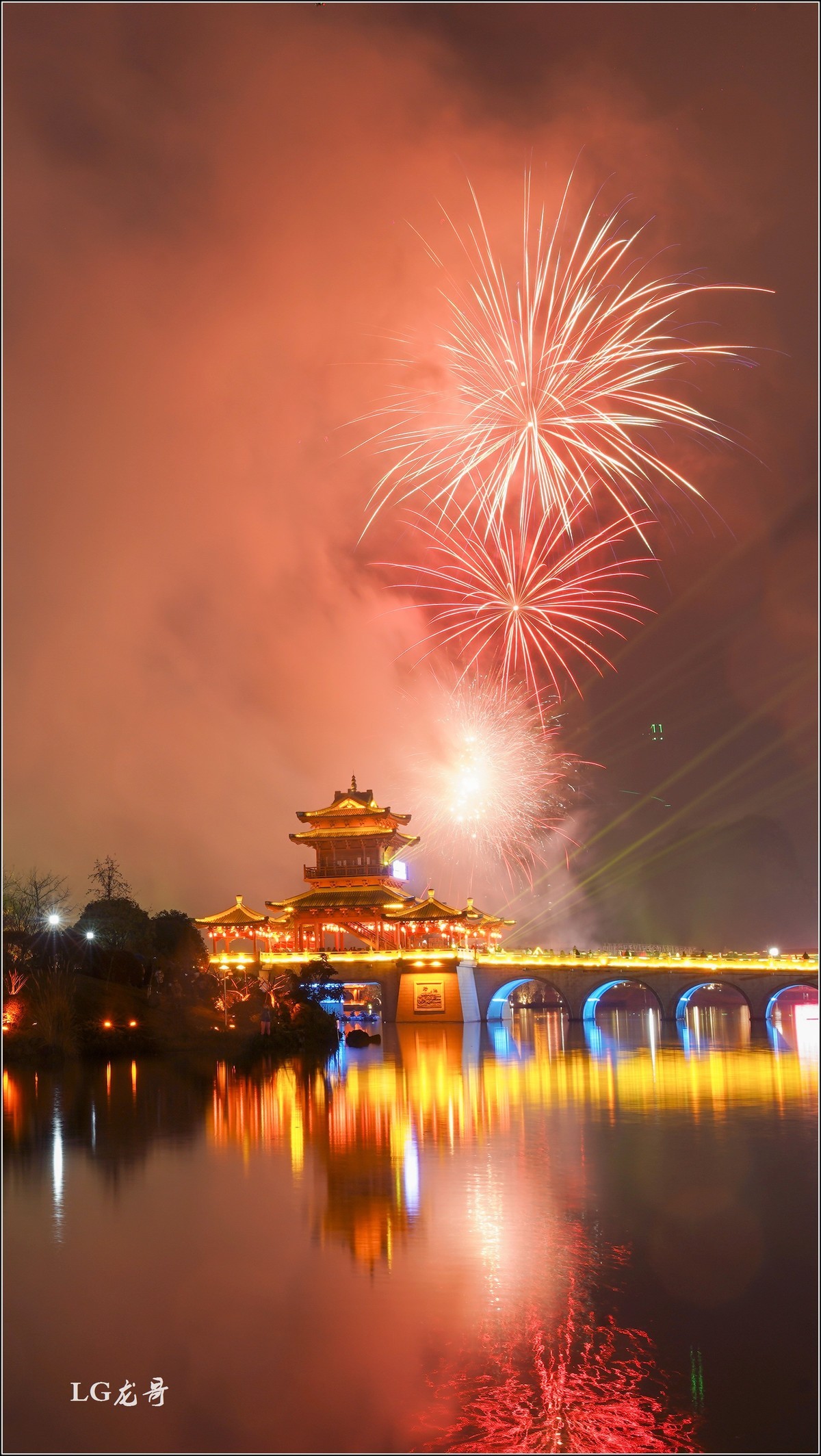 2023年元宵节桂林（临桂区）“玉兔临春闹元宵”大型焰火秀