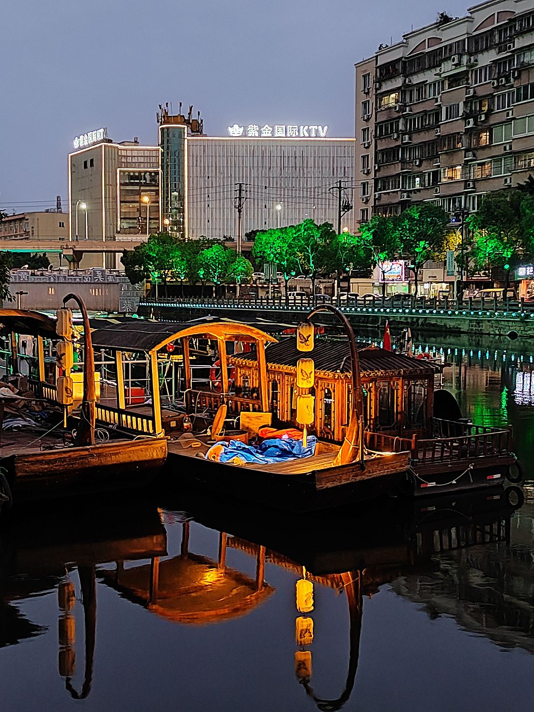 瑞安塘河夜景图片