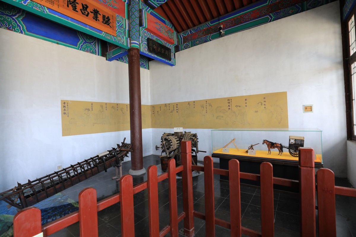 当时鲁班的工具展示