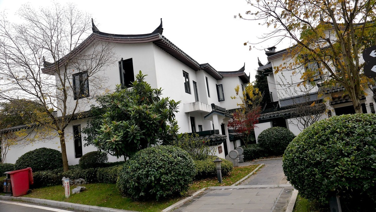 武汉映像---花博汇的别墅群景区！