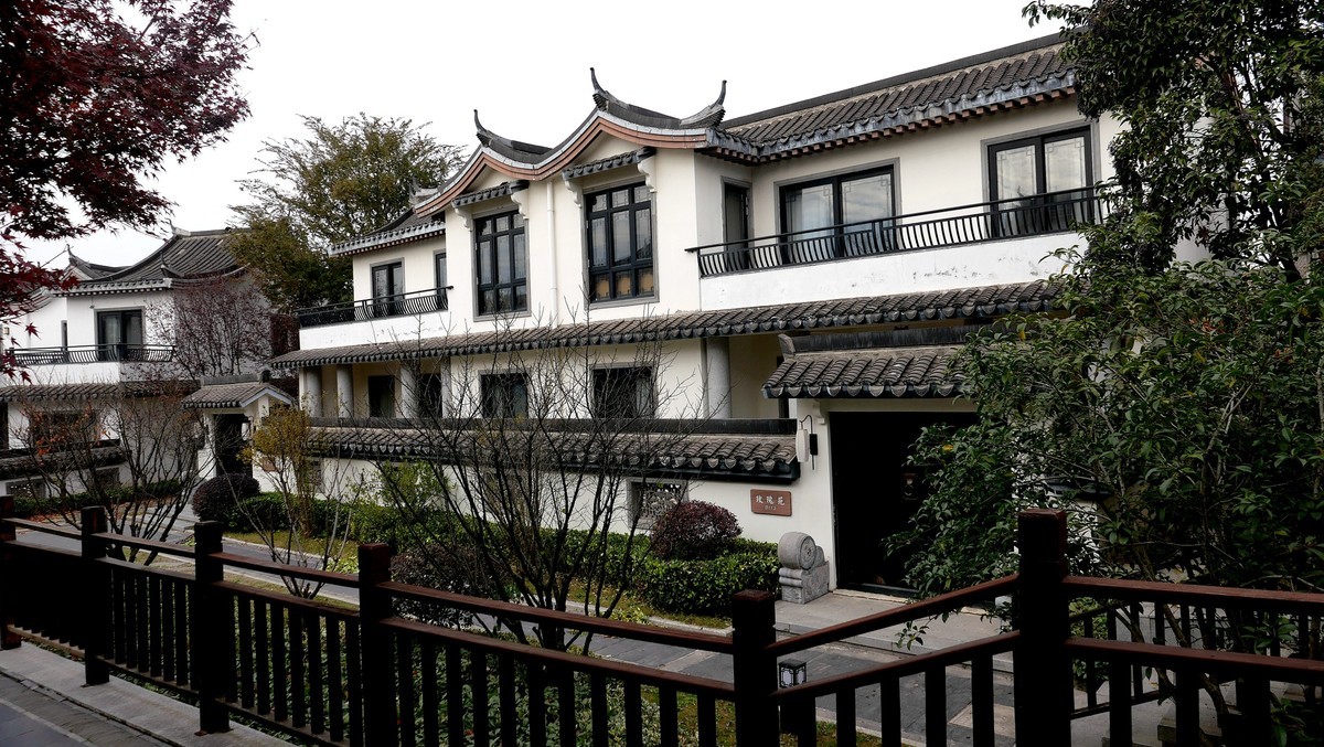 武汉映像---花博汇的别墅群景区！