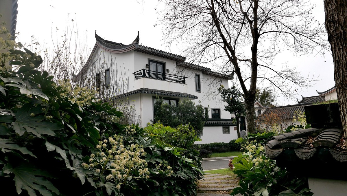 武汉映像---花博汇的别墅群景区！