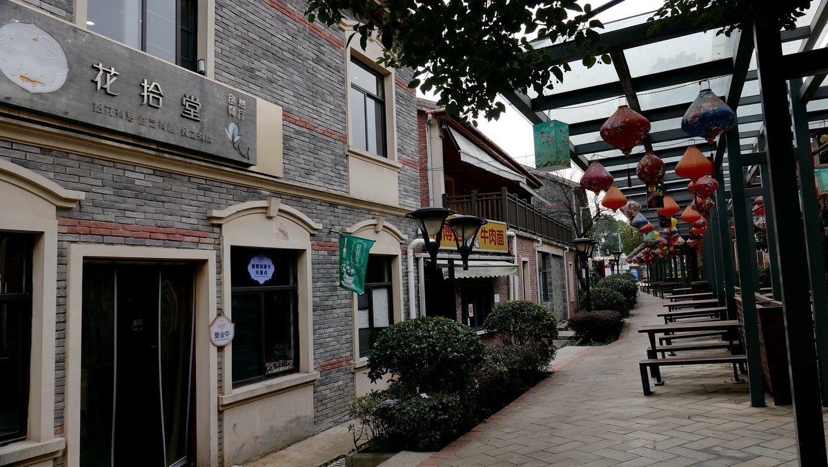 武汉映像---花博汇的别墅群景区！