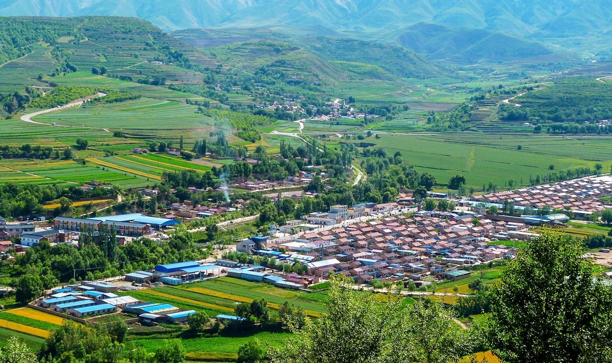 宁夏六盘山区夏天情景！