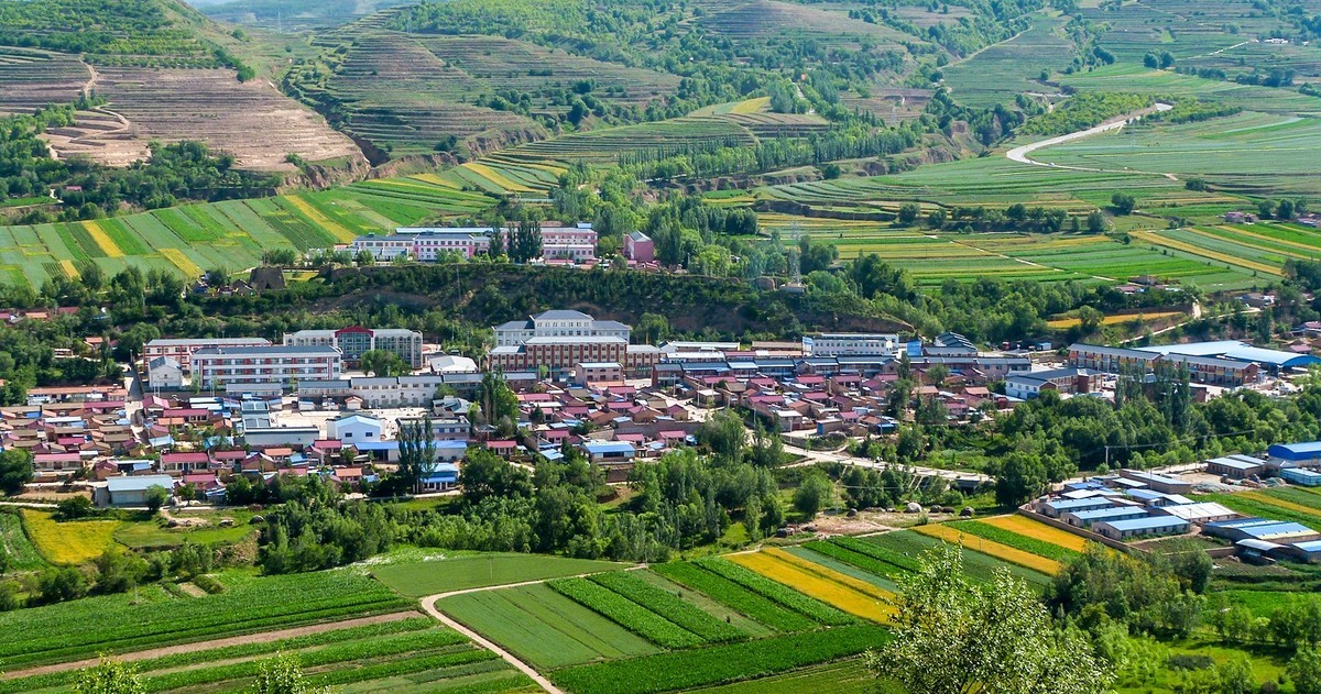 宁夏六盘山区夏天情景！