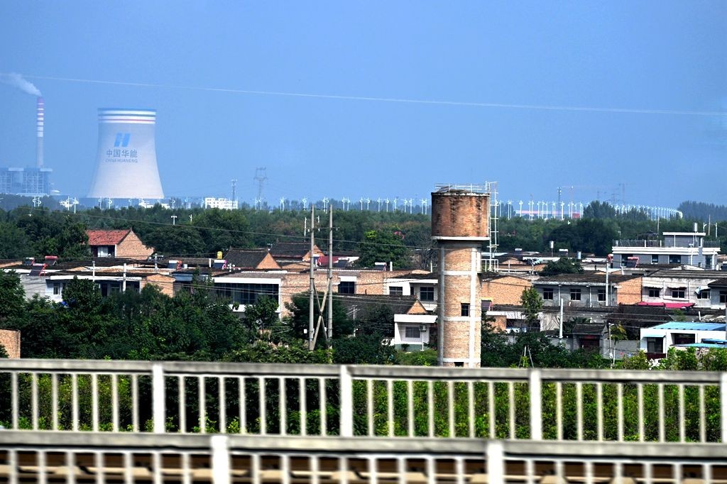 西安至华山高铁路旁风光随拍