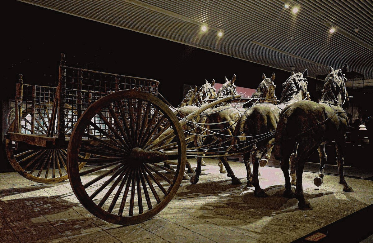 博物馆马车出行