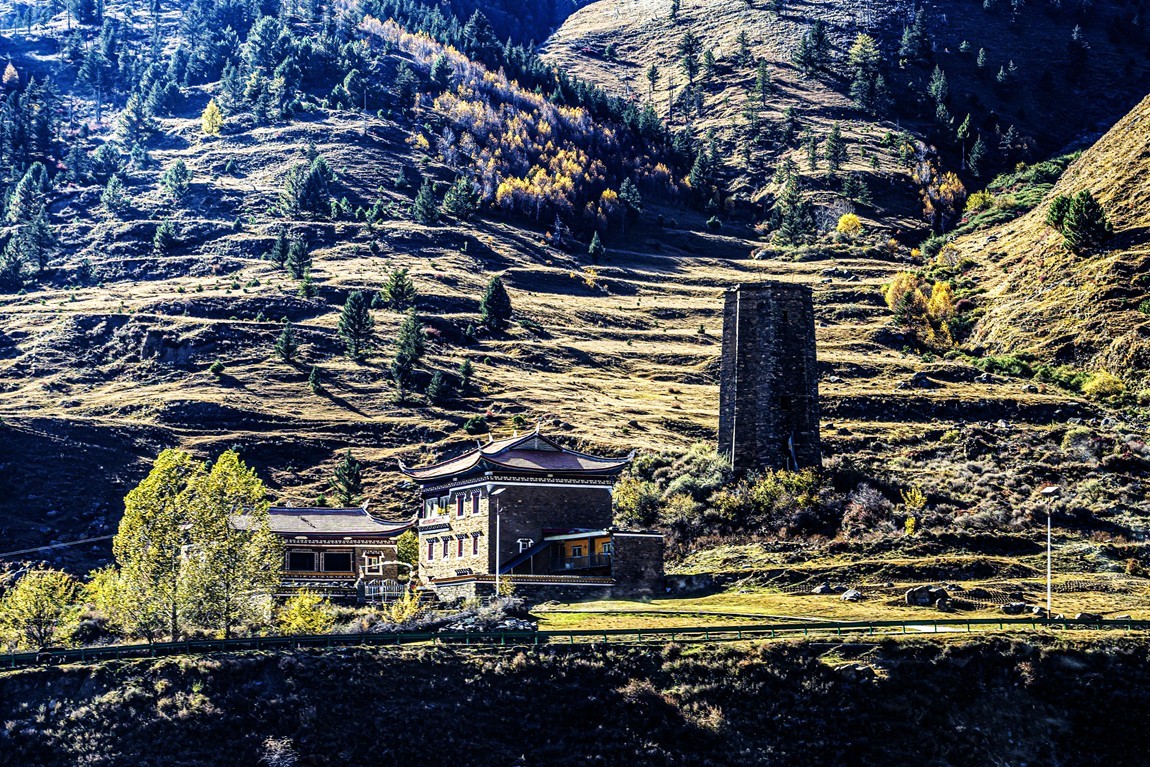 行走在318国道--新都桥段【3】