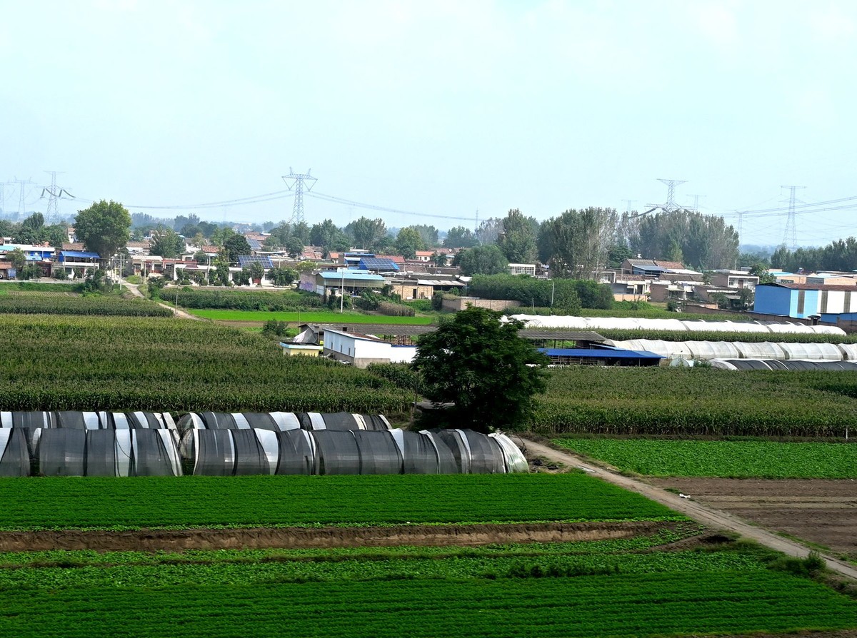 西安至华山高铁路旁风光随拍