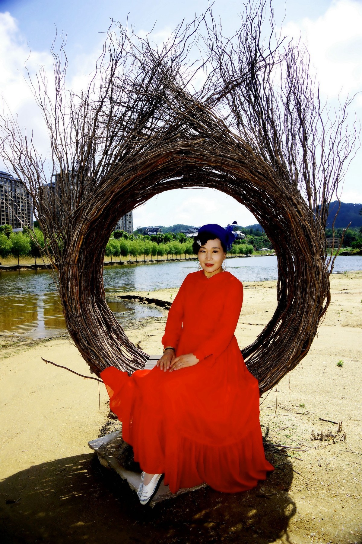 环境人像----清清小河边！