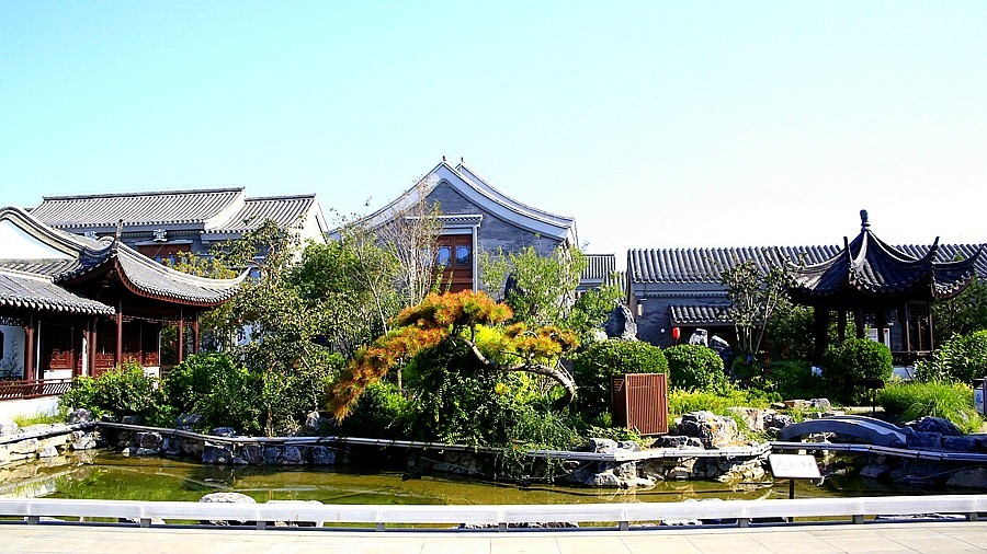 《不老松：纪实摄影》大美沧州系列報道：南川老街里还有个音乐喷泉花园！建筑风格有点