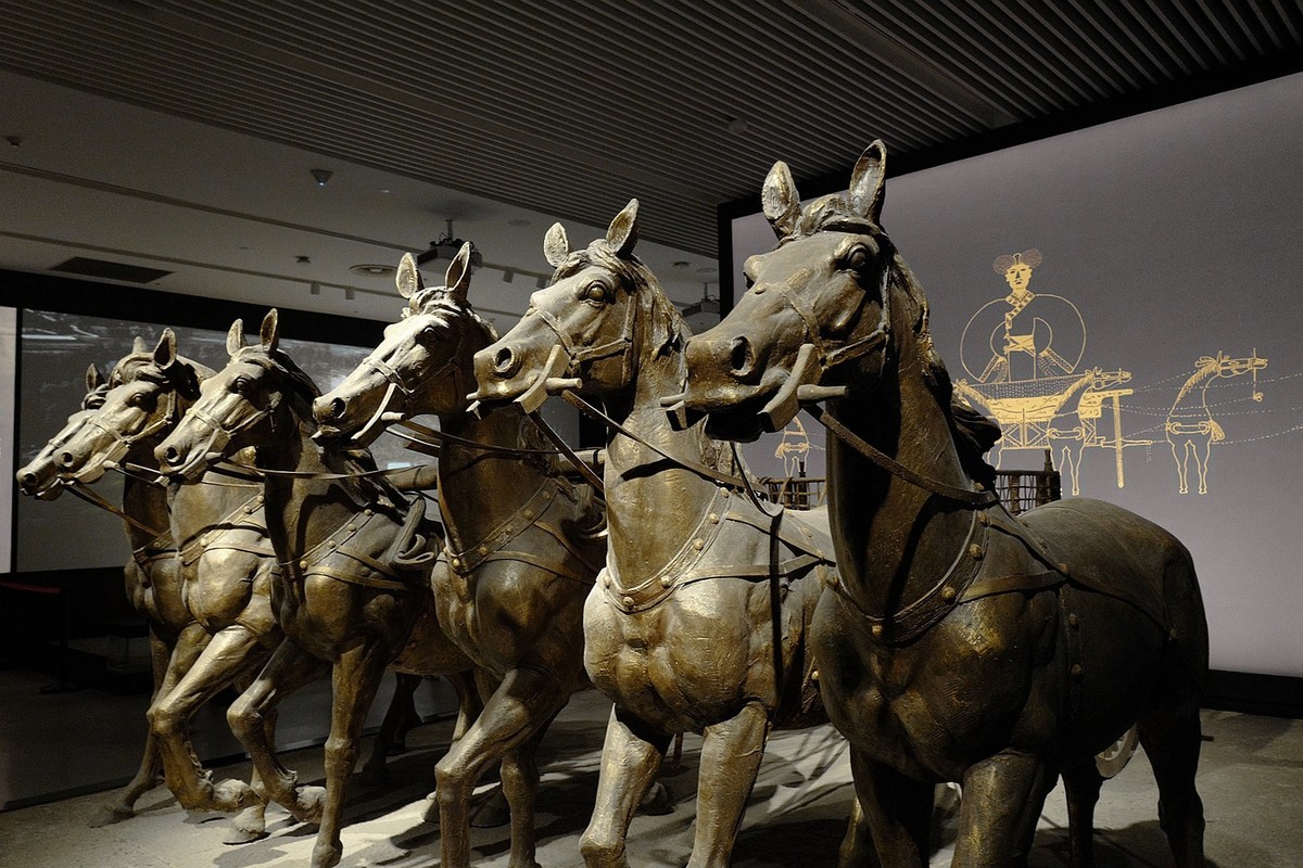 博物馆马车出行