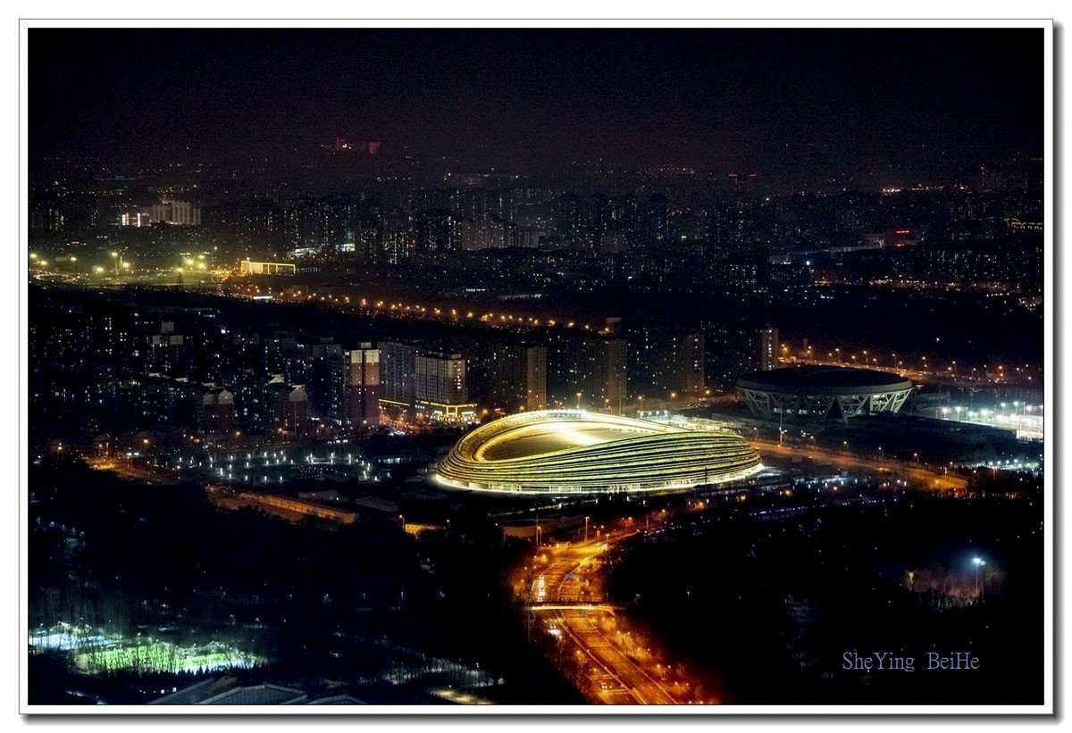 #一张照片一座城#体育建筑北京城市风光美