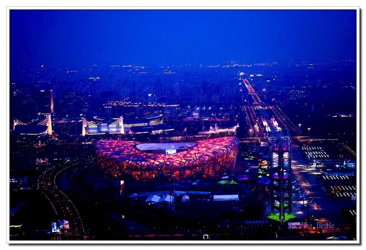 #一张照片一座城#体育建筑北京城市风光美