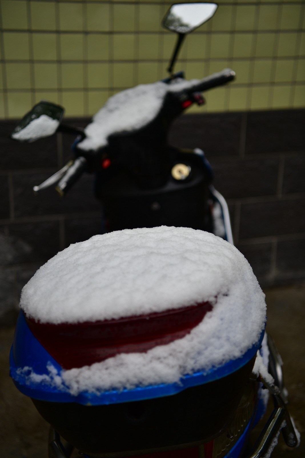 湖南严冬本市雪景掠影