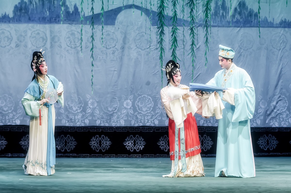 舞台摄影：传统川剧《白蛇传 》之《船舟借伞》