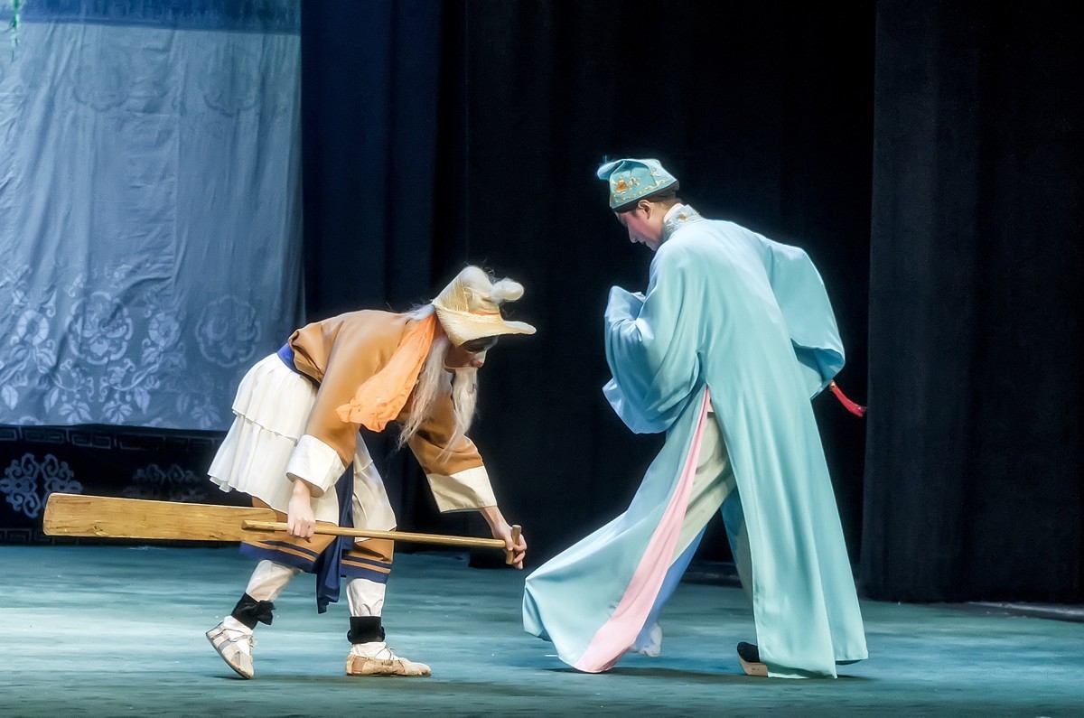 舞台摄影：传统川剧《白蛇传 》之《船舟借伞》