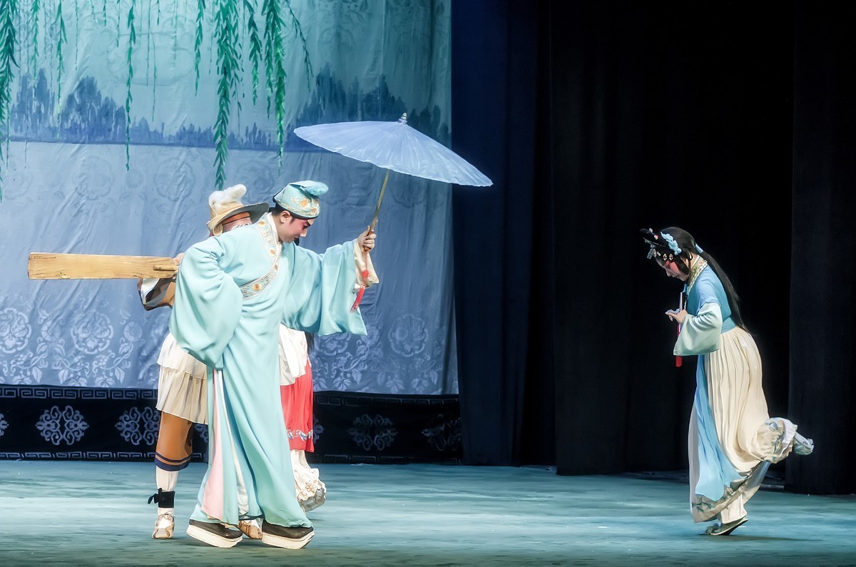 舞台摄影：传统川剧《白蛇传 》之《船舟借伞》