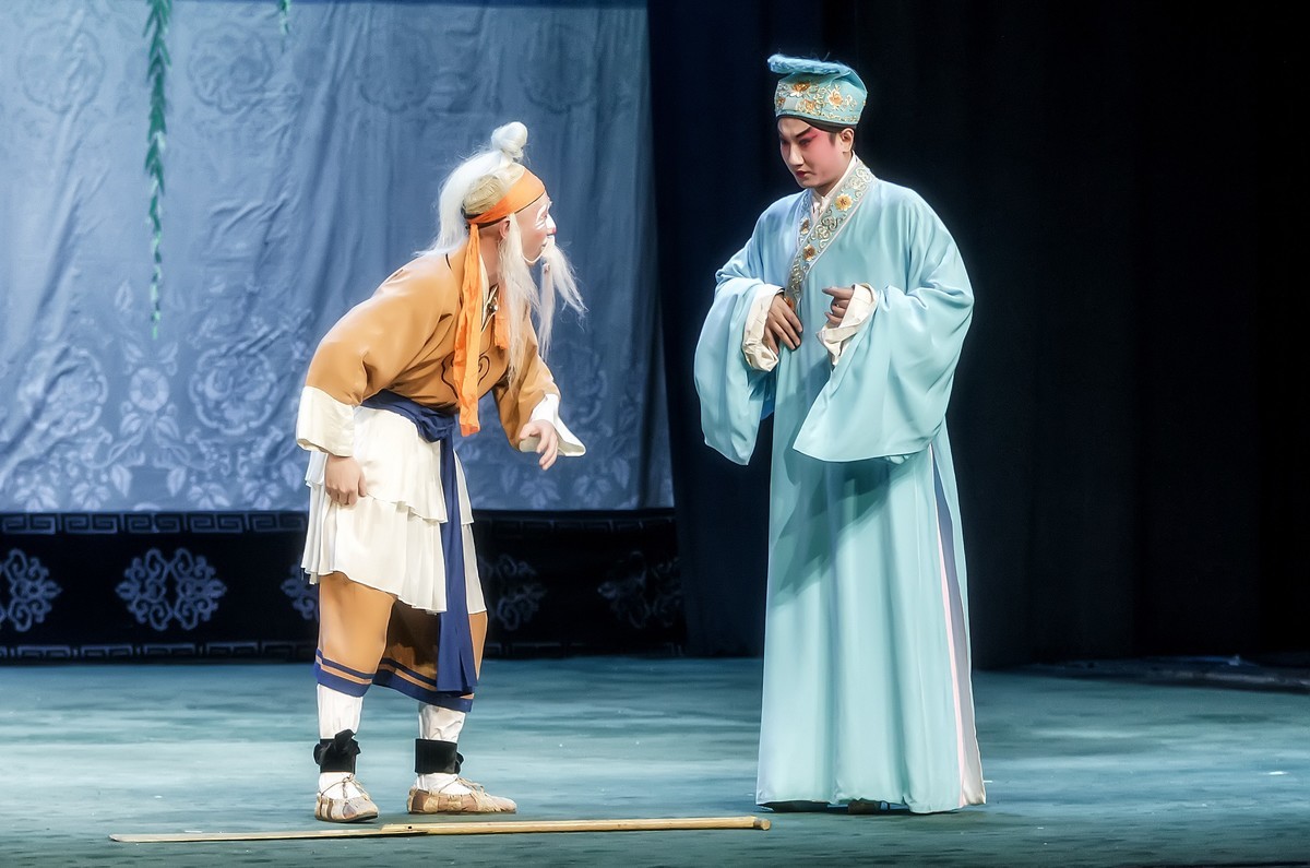 舞台摄影：传统川剧《白蛇传 》之《船舟借伞》