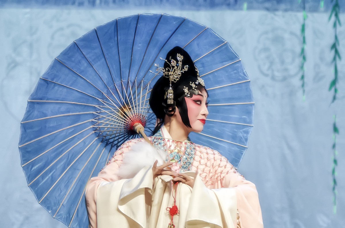 舞台摄影：传统川剧《白蛇传 》之《船舟借伞》