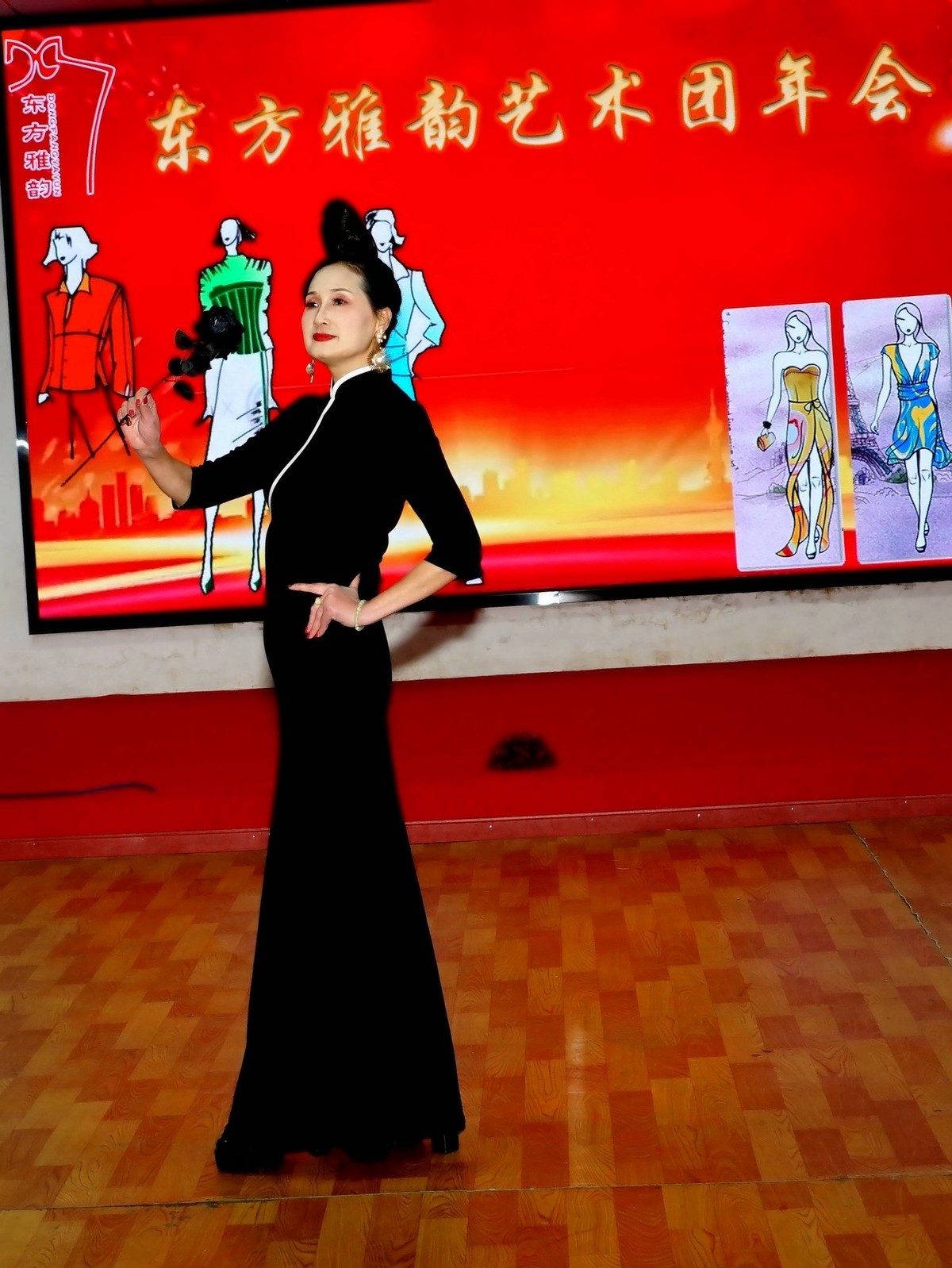 室内环境人像---年会上！