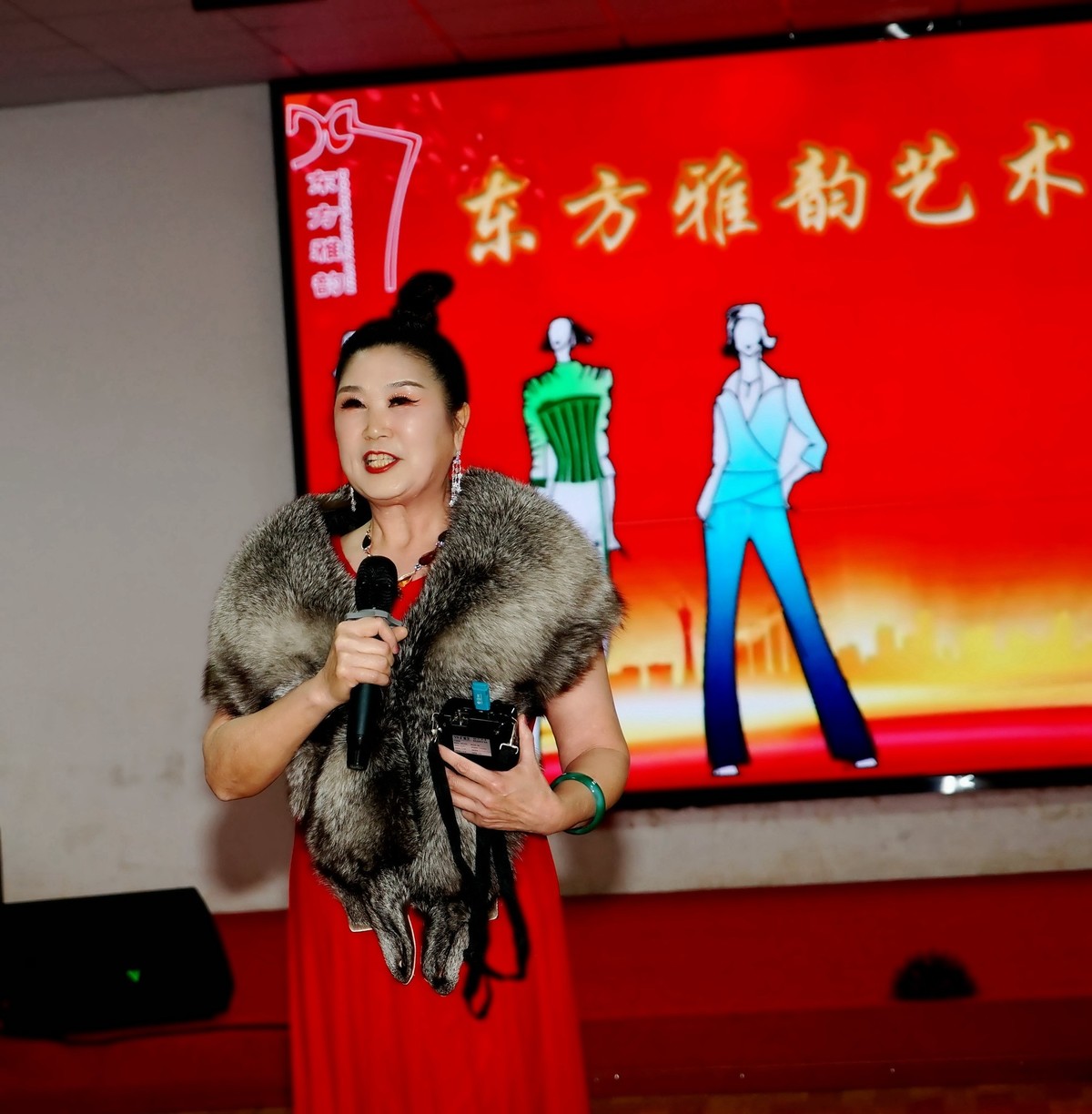 室内环境人像---年会上！