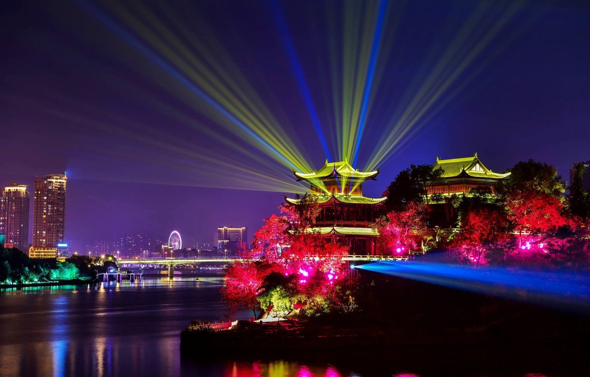 千年书院夜光秀