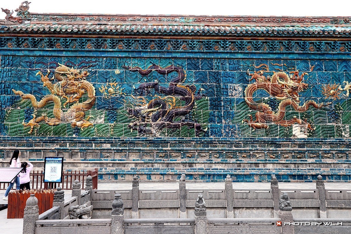 晋陕行——大同古城之法华寺、九龙壁和四牌楼