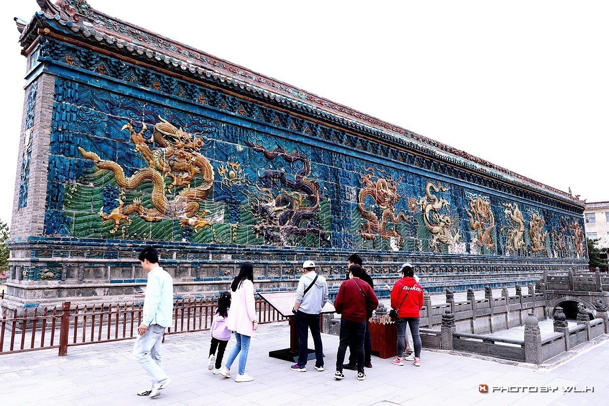 晋陕行——大同古城之法华寺、九龙壁和四牌楼