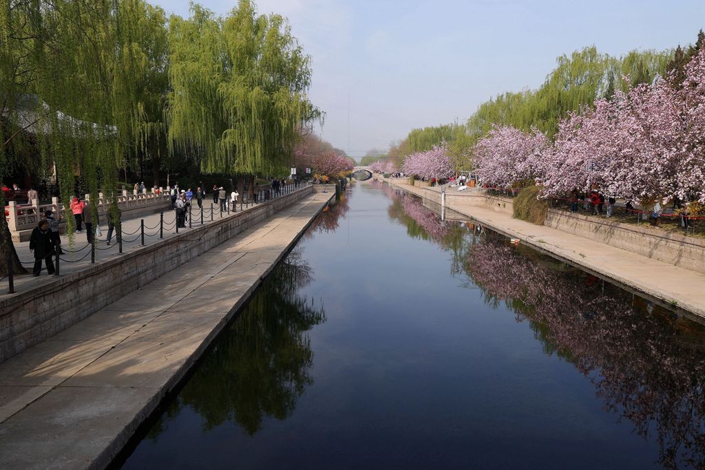 花团锦簇的土城遗址公园