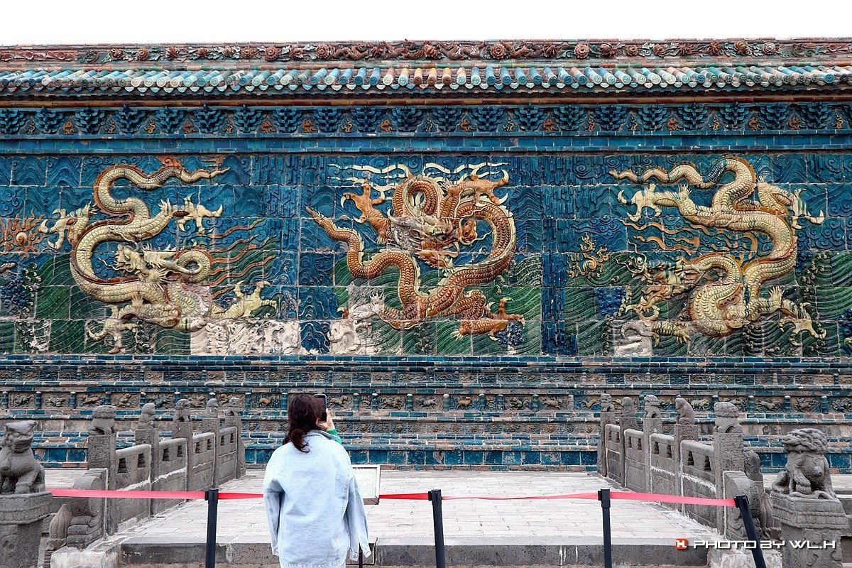 晋陕行——大同古城之法华寺、九龙壁和四牌楼