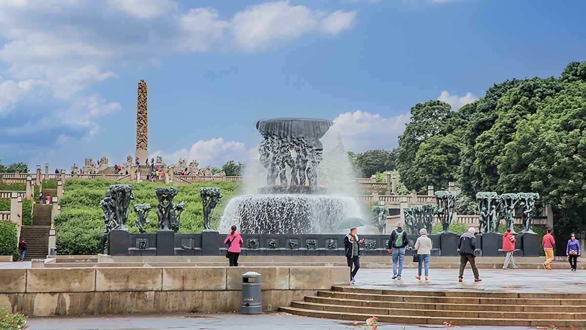 外国风情(11)-----维格兰雕像公园(挪威)掠影